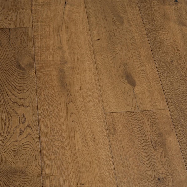 Del Rey French Oak 5/8 in. T x 9.4 in. W Tongue and Groove Wire Brush Engineered Hardwood Flooring (34.10 sq. ft./case)