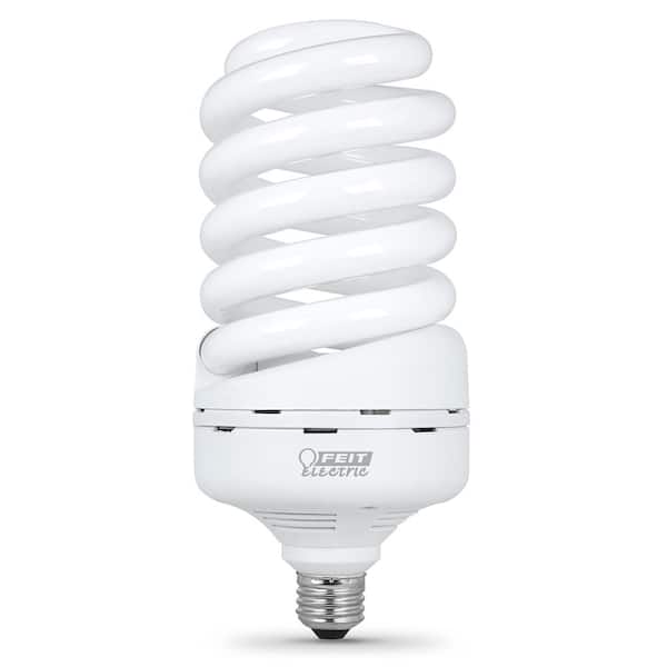 Feit Electric 65-Watt Equivalent T5 Spiral Non-Dimmable E26 Base Compact Fluorescent CFL Light Bulb, Soft White 2700K ESL65TN - The Home