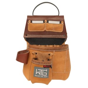 Leather Super Trimmer Right Pouch Brown