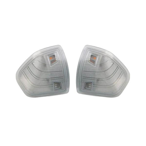 Wellco LED Side Mirror Turn Signal Light For Dodge Ram 1500 2500 4500 Amber Clear Len, Pack of 2