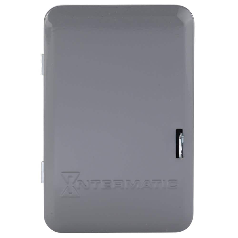 Intermatic Black 7-Day Astronomic Electronic Timer with Metal Enclosure