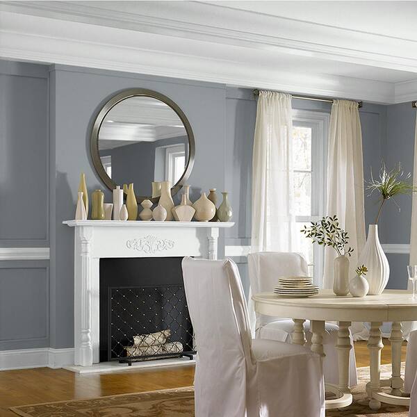 Behr Premium Plus 5 Gal Ppu18 04 Dark Pewter Flat Low Odor Interior Paint Primer 140005 - Pewter Paint Color Home Depot Behr Premium Plus 5 Gal Ppu18 04 Dark Pewter Flat Low Odor Interior Paint Primer 140005 - Pewter Paint Color Home Depot