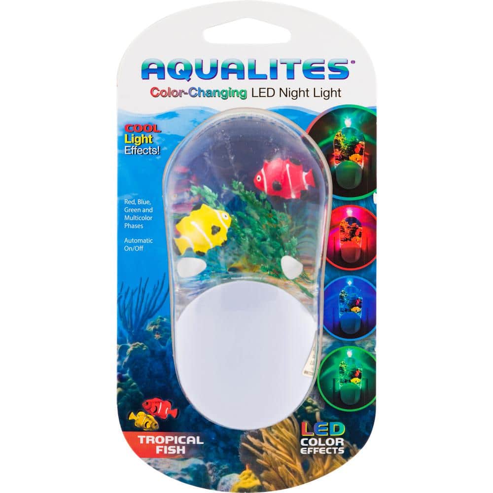 Multicolored LED Tropical Fish Automatic Night Light