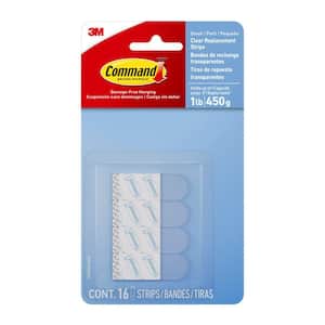 .5 lb. - 1 lb. Small Clear Refill Strips (16 Strips)