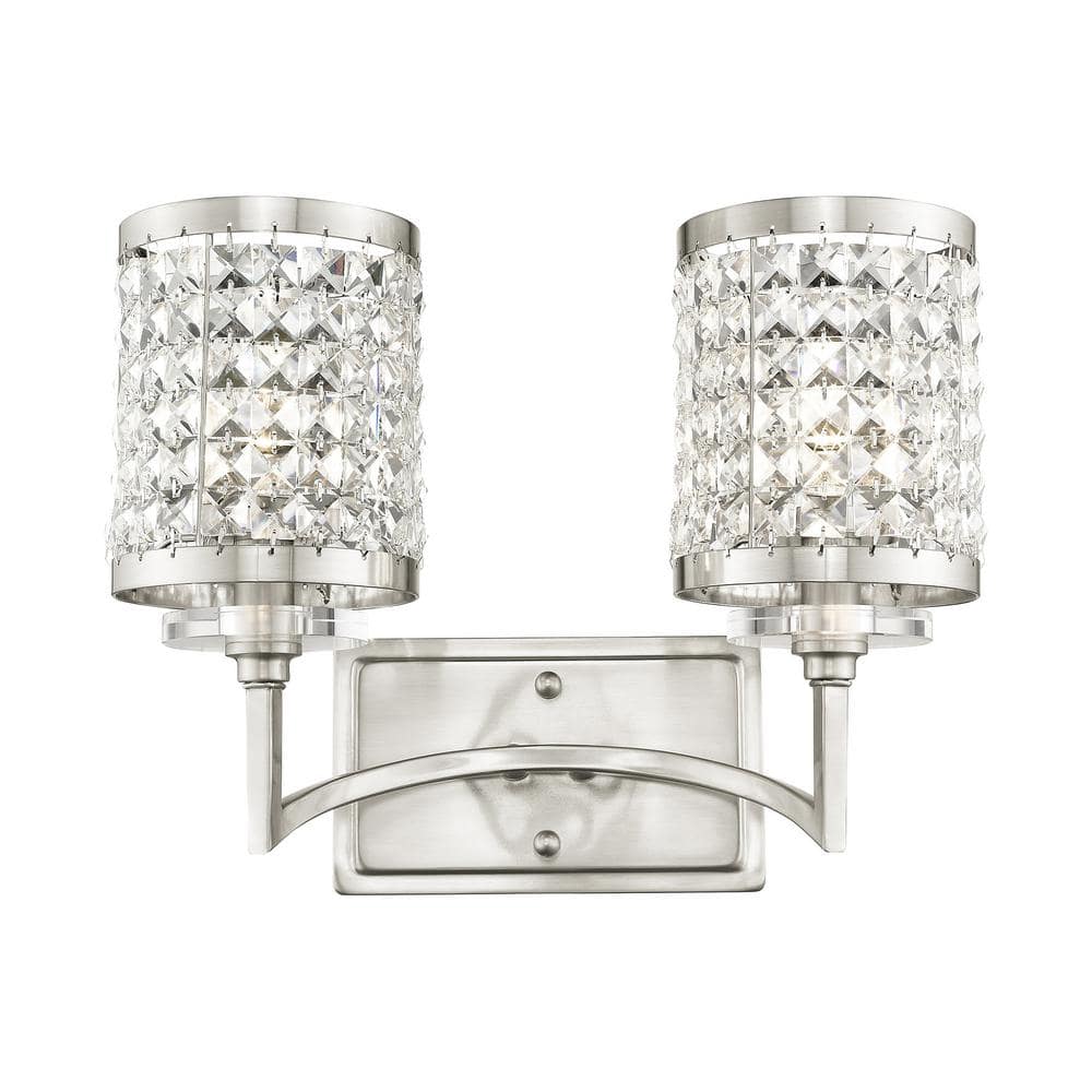 Grammercy 2 Light Brushed Nickel Bath Vanity price history on PriceWatchPro