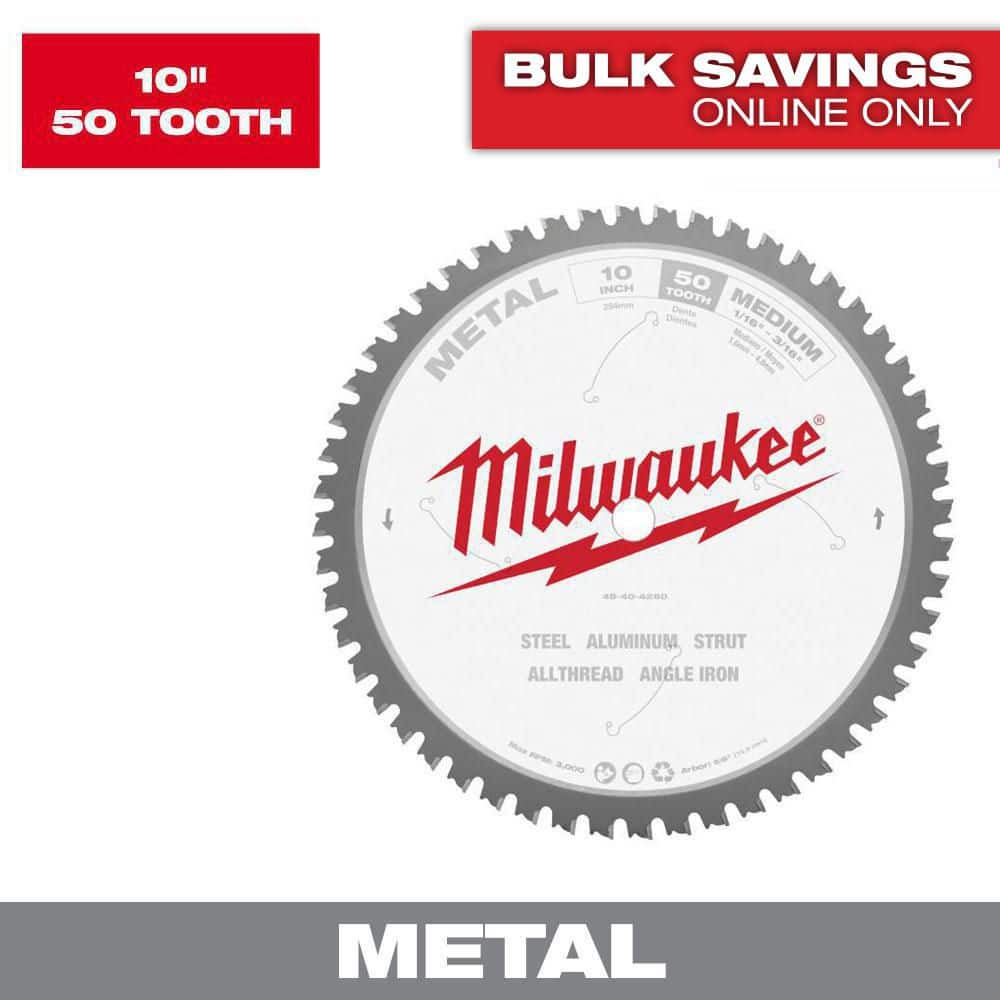 10 in. x 50 Carbide Teeth Metal Cutting Circular Saw Blade price history on PriceWatchPro