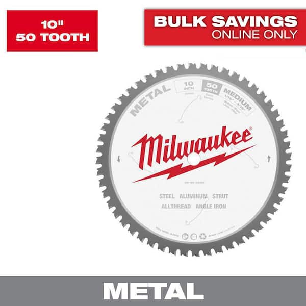 10 in. x 50 Carbide Teeth Metal Cutting Circular Saw Blade