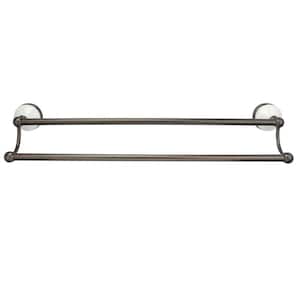 Anja 18 in. Wall Mount Double Towel Bar in Oil Rubbed Bronze