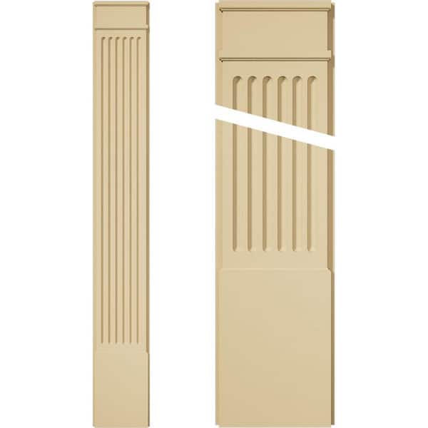 Ekena Millwork 2 in. D x 12 in. W x 90 in. L Primed Polyurethane Pilaster 1- Pack