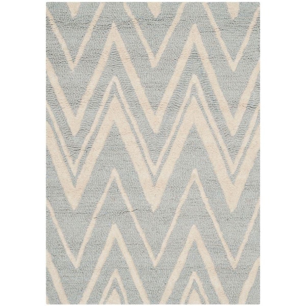 SAFAVIEH Cambridge Gray/Ivory 2 ft. x 3 ft. Area Rug