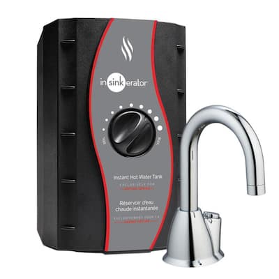 Brentwood Appliances 9.2-Cup Black Single-Touch Instant Hot Water Dispenser  KT-2200 - The Home Depot