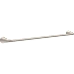 Arvo 18 in. Wall Mount Towel Bar with 6 in. Extender Bath Hardware Accessory in Brushed Nickel