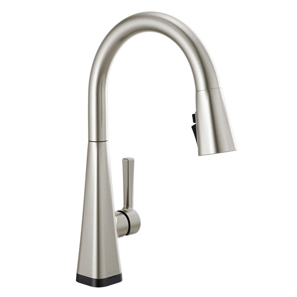SpotShield Stainless Touch Control Kitchen Faucet with Pull-Down Sprayer