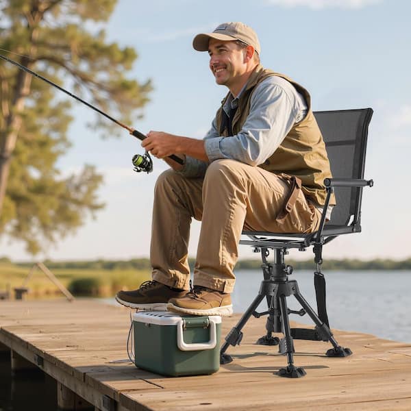 SKYSHALO 360° Silent Swivel Portable Blind Adjustable Hunting