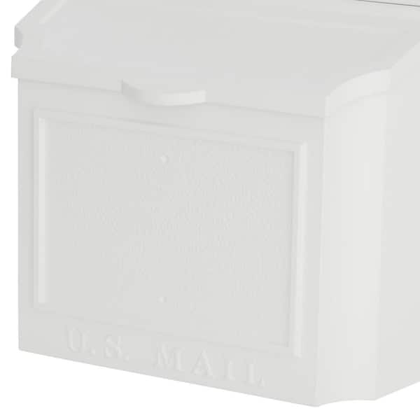 Whitehall Products White Wall Mailbox