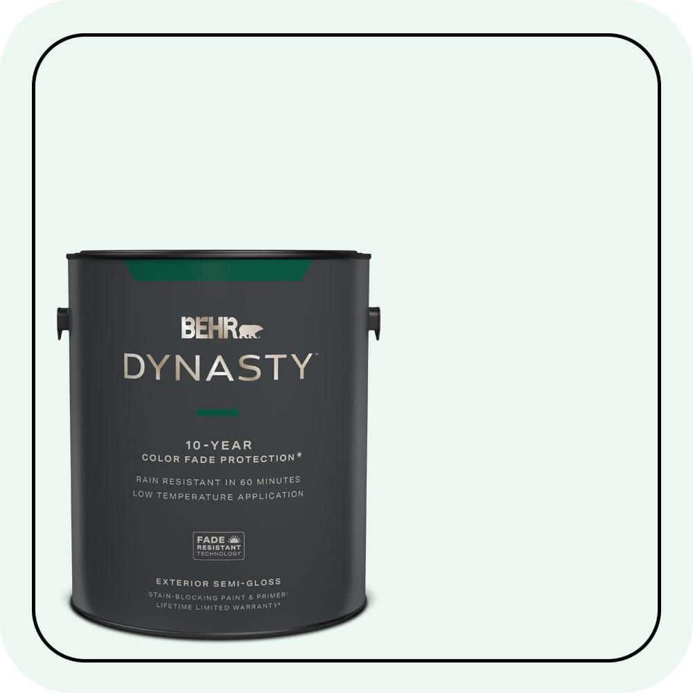 1 gal. #PPL-15 Icy Wind Semi-Gloss Exterior Stain-Blocking Paint & Primer price history on PriceWatchPro