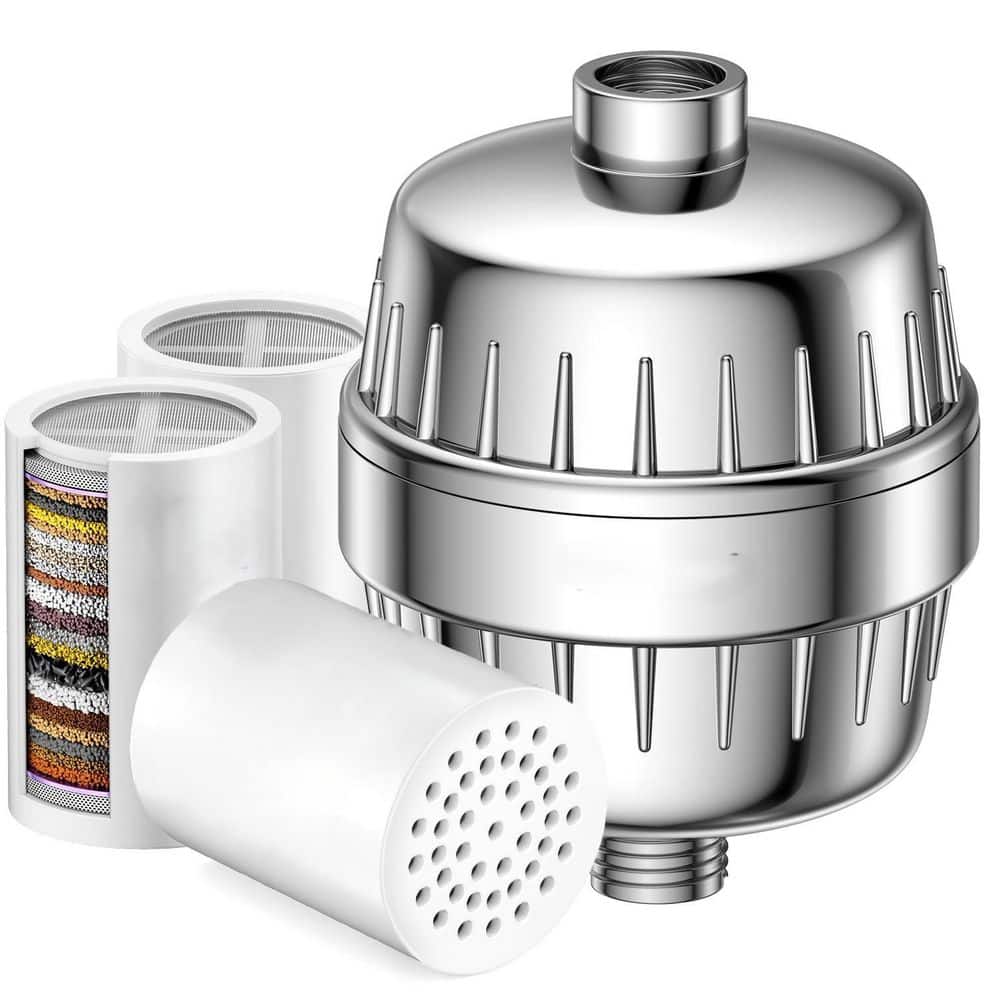 3-Pack Shower Filter with Replaceable Filter Cores in Chrome Finish price history on PriceWatchPro