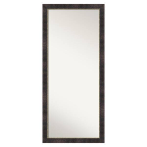 Odin Antique Bronze 28.75 in. W x 64.75 in. H Non-Beveled Modern Rectangle Wood Framed Full Length Floor Leaner Mirror