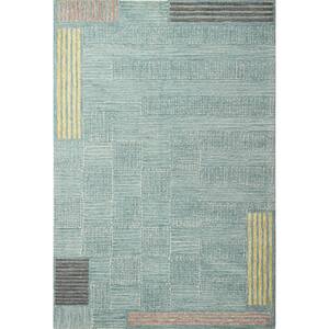 BASHIAN Venezia Teal 8 ft. x 10 ft. (7'6