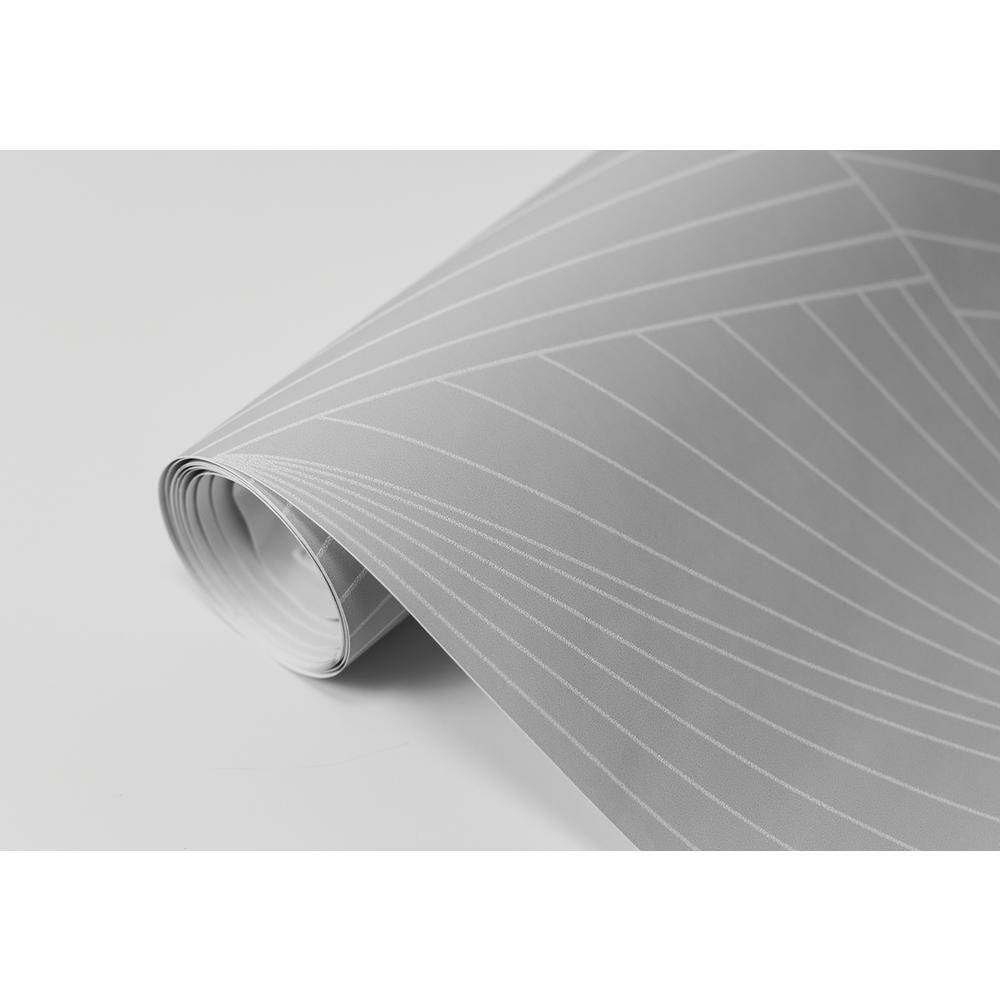 Granite Dust Gray Geometric Peel and Stick Wallpaper