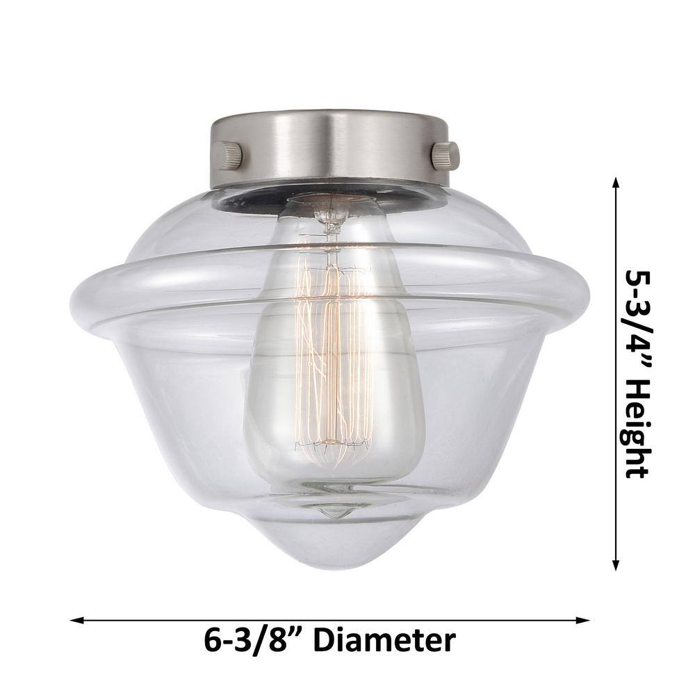 Oxford Polished Chrome and Matte White Glass Pendant Light