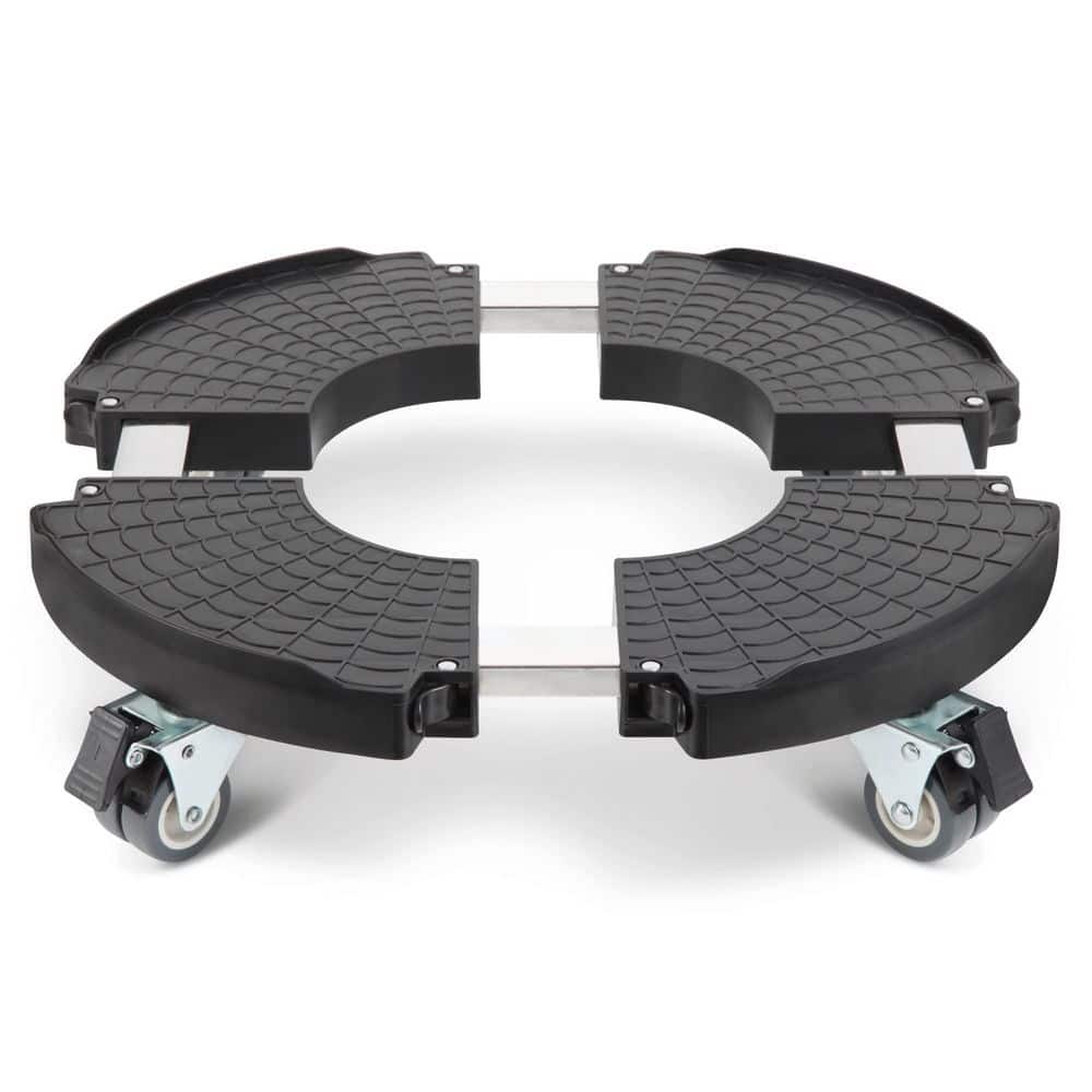 15 in. to 21 in. Adjustable Metal Plant Stand with Wheels, Rolling Planter Caddy for Indoor/Outdoor Flower Pots, Black price history on PriceWatchPro