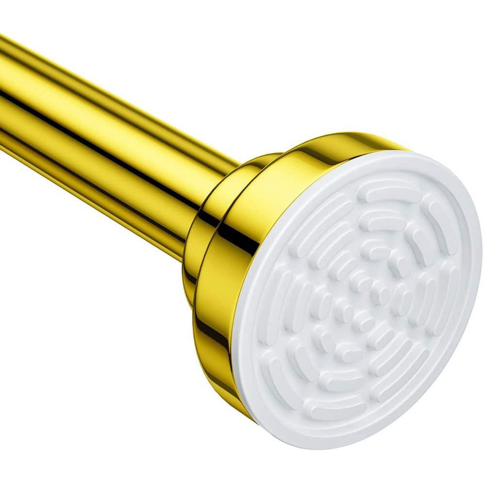 104 in. Adjustable Shower Curtain Rod, Non-Slip Spring Design, No Drilling Adjustable Curtain Rod, Warm Gold price history on PriceWatchPro