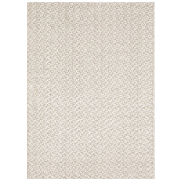 Willa 5 ft. x 8 ft. Beige/Ivory Geometric Area Rug