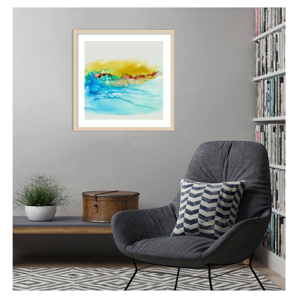 Amanti Art 25"x25" Sky Alive by Lera Wood Framed Wall Art Print