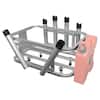 Extreme Max Aluminum Jet Ski PWC Fishing Rod Rack and Cooler Combo -  Compatible with RotoPax Fuel Can Mounts 3005.4257 - The Home Depot
