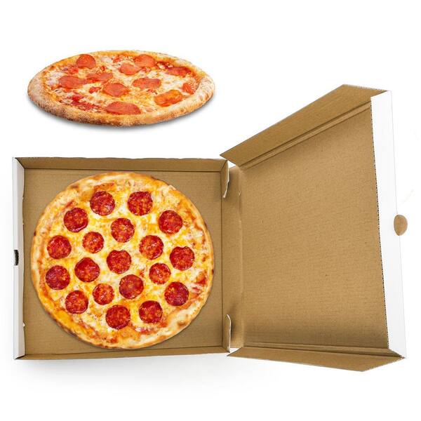 DISH// 『aRange』aRange BOX Wudkey 40-Pack 10.2 x 10.2 in. White Pizza Box, Grease-Resistant