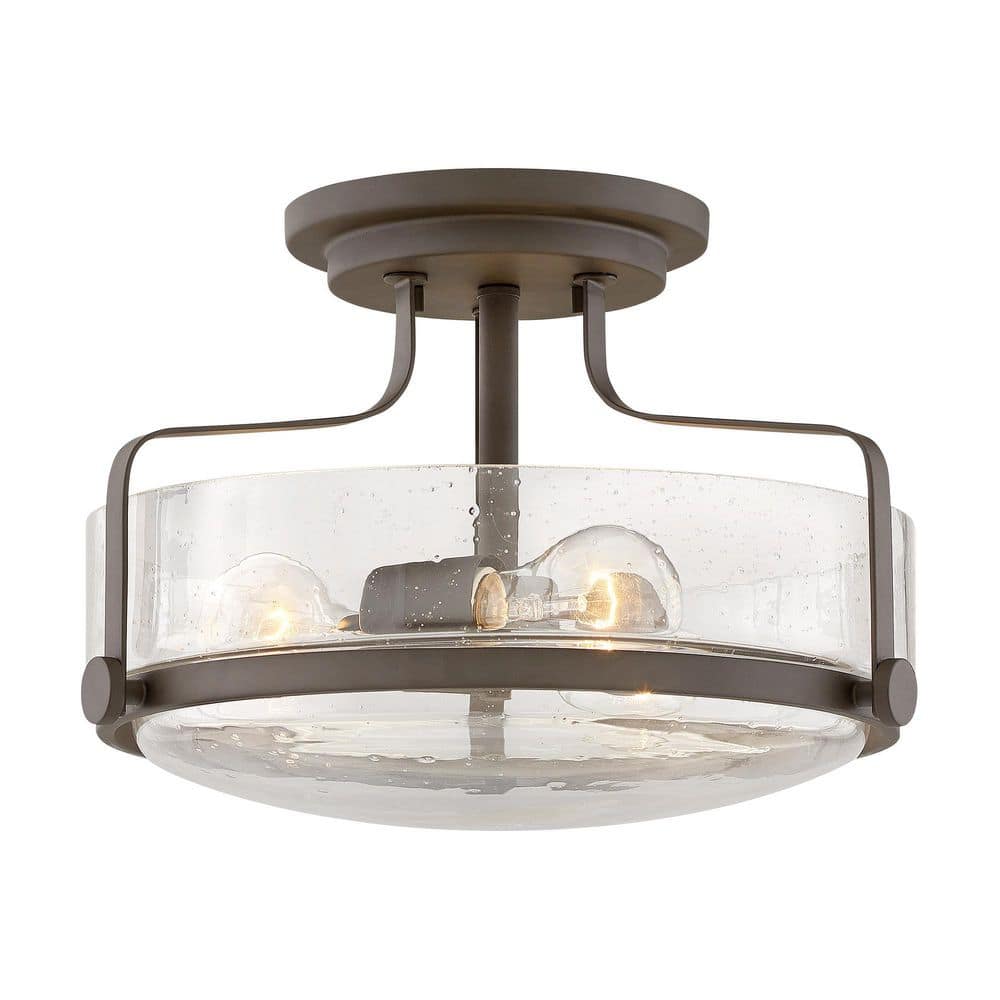 HINKLEY Hinkley Harper Medium Semi-Flush Mount Ceiling Light, Oil ...