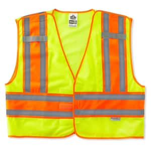 GLoWEAR 6XL/7XL Lime Hi-Vis Type P Class 2 Public Safety Vest