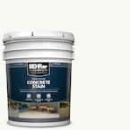 5 gal. White Solid Color Flat Interior/Exterior Concrete Stain
