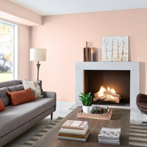 ピーチ 1 BEHR PRO 1 gal. #M200-1 Peach Sachet Dead Flat Interior