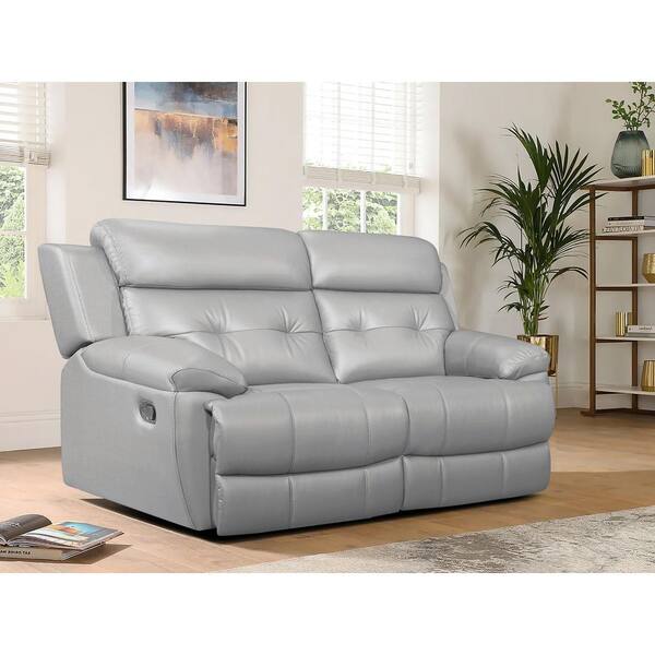 Oswald leather power reclining sofa