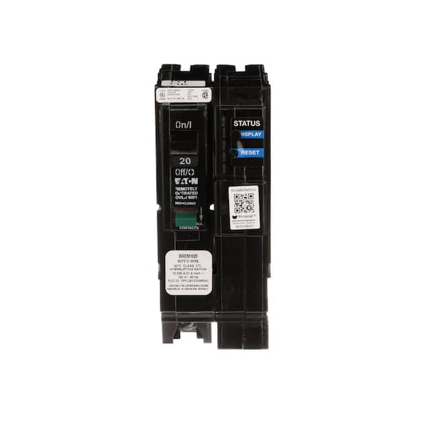 Eaton Smart Circuit Breaker 1-Pole 20 Amp 120-Volt 10 kA Interrupt Rating