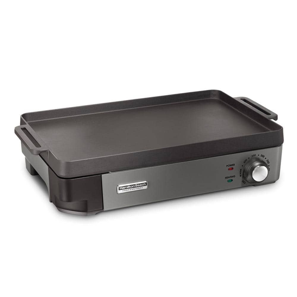 Hamilton Beach Indoor Grill Electric Griddle Combo&Bacon Cooker Nonstick  Griddle