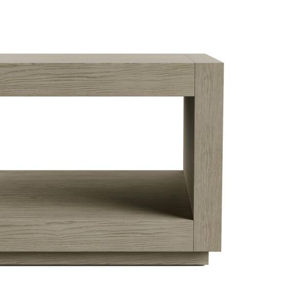 Furniture of America Marc 48 in. Modern Natural Rectangle Wood