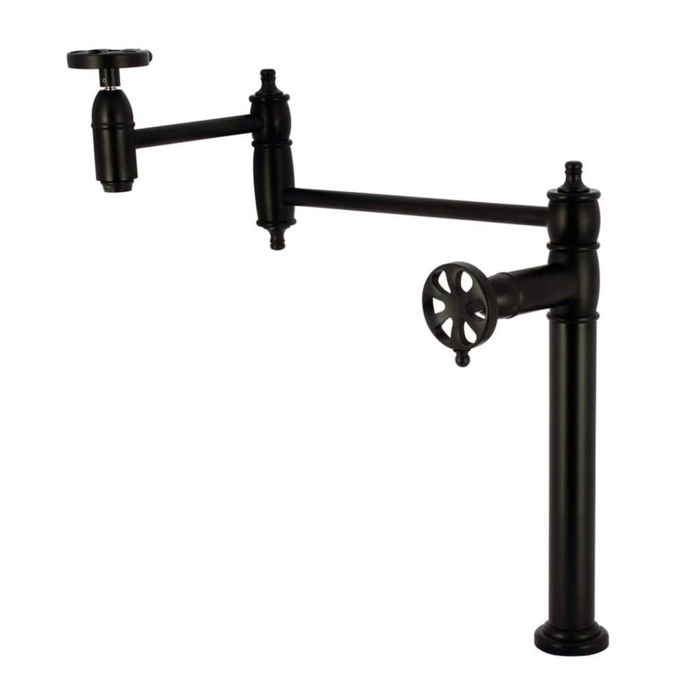 Belknap Deck Mount Pot Filler in Matte Black price history on PriceWatchPro