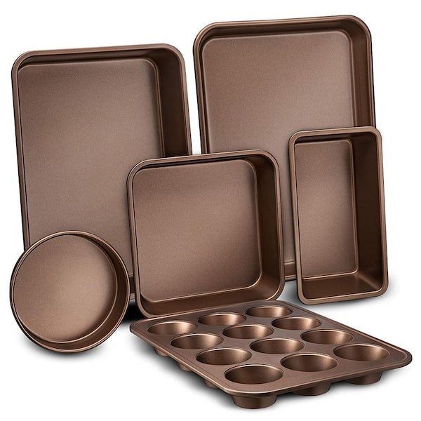 6pcs, Nonstick Silicone Bakeware Set, Cake Pan, Muffin Pan, Bundt Pan, Loaf  Pan, Heat Resistant Bread Molds, Baking Tools, Kitchen Gadgets, Kitchen  Accessories