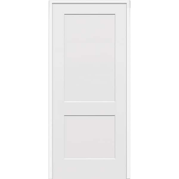 Mmi Door 32 In X 80 In 2 Panel Flat Square Sticking Primed Composite Right Hand Solid Core Mdf 4327