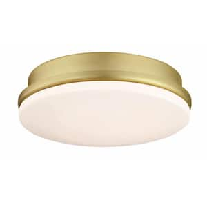 Kute Brushed Satin Brass Ceiling Fan Light Kit