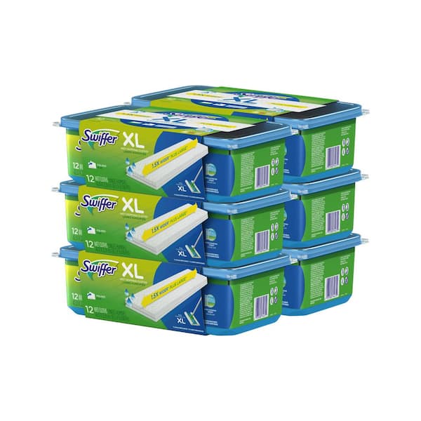 Swiffer Sweeper XL Open Window Scent Wet Mopping Cloth Refills (12-Count, 6-Pack)