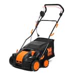 16 in. 15 Amp 2-in-1 Electric Dethatcher and Scarifier with Collection Bag
