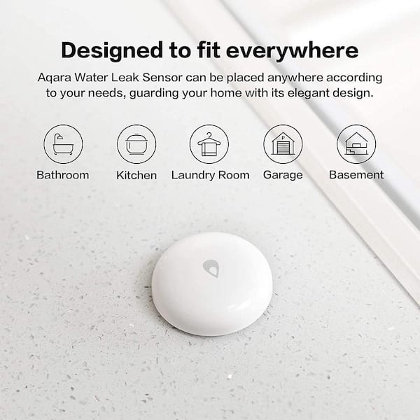 Aqara Temperature and Humidity Sensor T1 - Work with SamSung SmartThings  Natively no AqaraHub Required, Matter Support, Alarm. TH-S02D - The Home  Depot