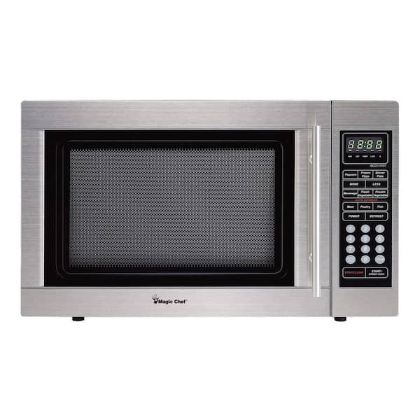 Magic Chef 1.3 cu. ft. Countertop Microwave in Stainless Steel