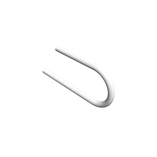 Pegatha Black Fine Textured Aluminum P-Loop Return Rail