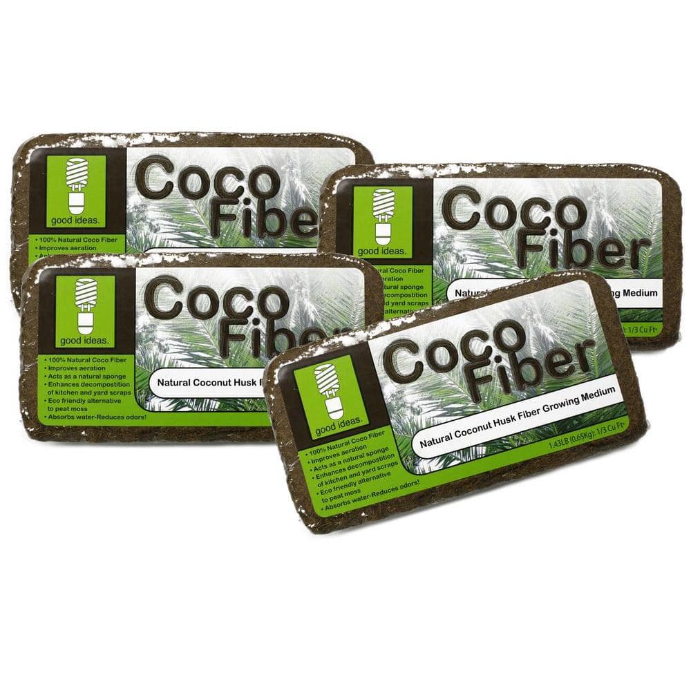 Envelor 10 lbs. Natural Coco Coir Husk Chips Coconut Coir Fiber Mulch  EN-CHC-10 - The Home Depot