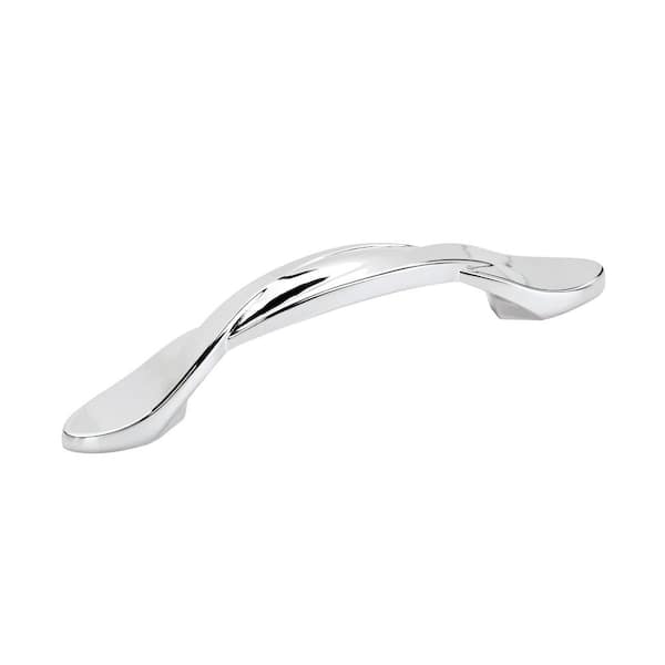 Amerock Intertwine 3 in. (76mm) Center-to-Center Classic Polished Chrome Arch Cabinet Pull